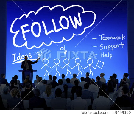 Follow Track Subscribe Social Media Concept Follow Track Subscribe Social Media Concept 19499390