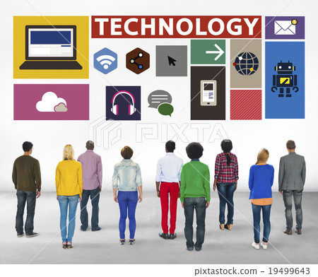 Technology Social Media Networking Online Digital Concept 19499643