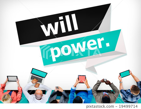 Will Power Control Endurance Strength Commitment Focus Concept 19499714