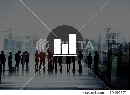 Business Bar Graph Progress Report Concept 19499871