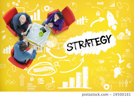 Strategy Online Social Media Networking Marketing Concept 19500181