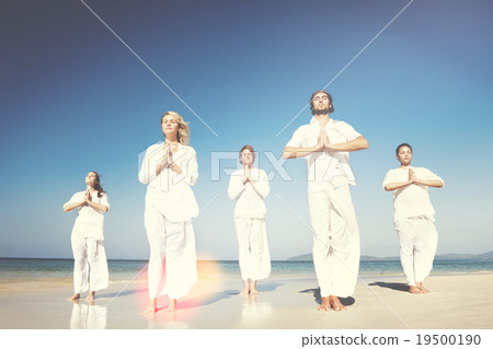 Meditation Yoga Wellness Peaceful Relaxation Concept 19500190