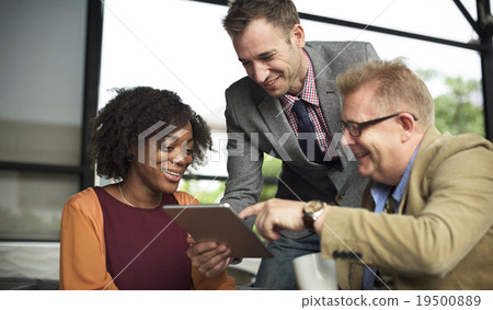 Group Business People Working Together Concept 19500889
