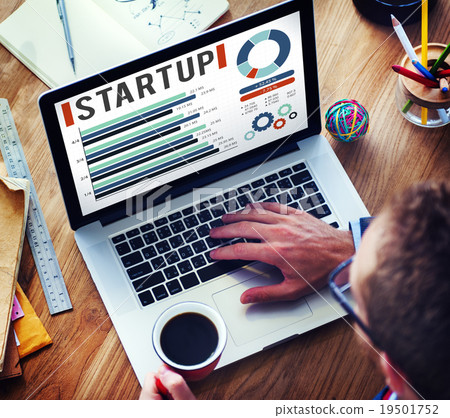 Startup New Business Growth Sucess Development Concept 19501752