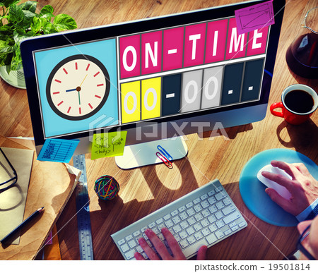 On Time Punctual Efficiency Organization Management Concept 19501814