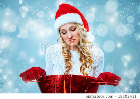 Frustrated and annoyed beautiful young woman in Frustrated and annoyed beautiful young woman in 19502411