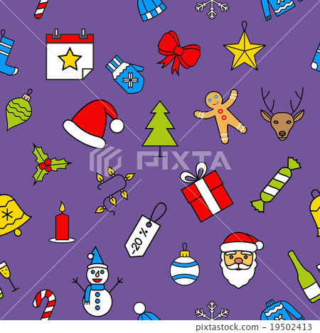 Christmas seamless pattern Christmas seamless pattern 19502413