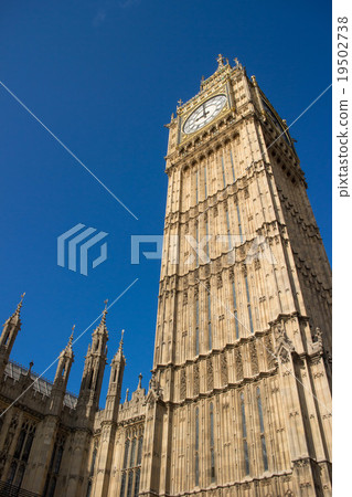 Blue sky and big ben Blue sky and big ben 19502738