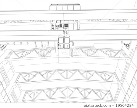 Illustration of equipment for heating system 19504284