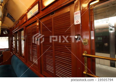 Hankai Railway 161 type train Inside the car soldier shade Hankai Railway 161 type train Inside the car soldier shade 19505794