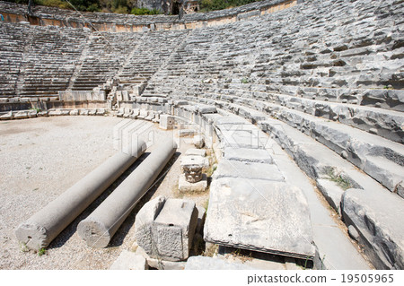 Ancient amphitheater in Myra, Turkey 19505965