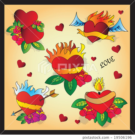 Heart Tattoo Design Heart Tattoo Design 19506196