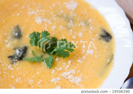 puree soup with spinach and parmesan cheese puree soup with spinach and parmesan cheese 19506390