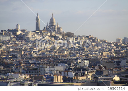 Sacred · Cool Temple seen from the Arc de Triomphe 19509514