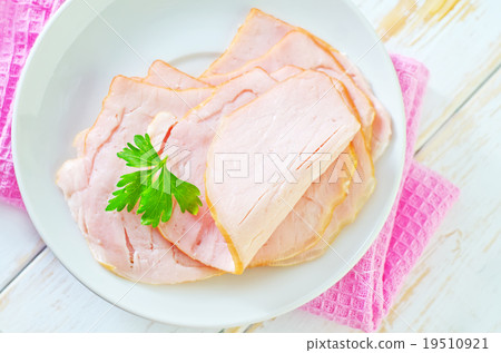 ham on plate ham on plate 19510921