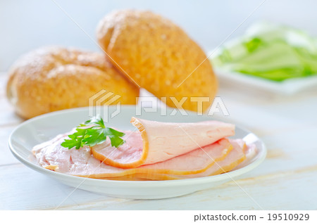 ham on plate ham on plate 19510929