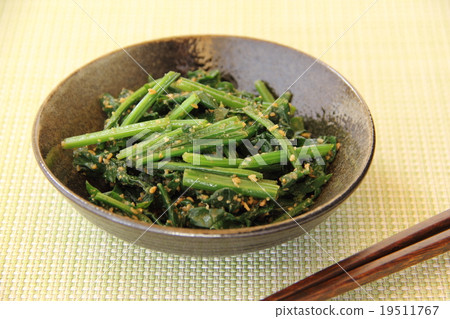 Sesame with spinach Sesame with spinach 19511767