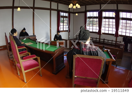 前長野地區法院松本分公司大樓（長野縣高梨縣）分公司室內風景松本市歷史村信州松本歷史建築 19511849