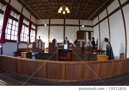 前長野地區法院松本分公司大樓（長野縣高梨縣）分公司室內風景松本市歷史村信州松本歷史建築 19511850