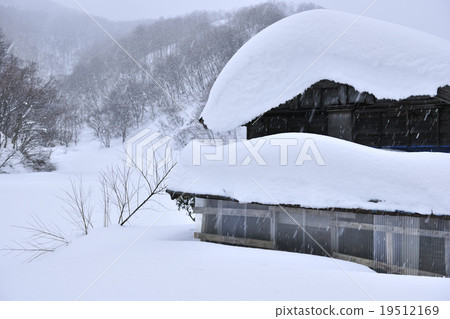大雪/ Yurihonjo秋田縣山村 19512169