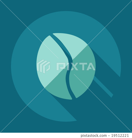 Flat modern design with shadow icon coffee 19512221