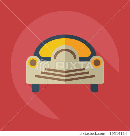 Flat modern design with shadow icons car Flat modern design with shadow icons car 19514114