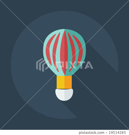 Flat modern design with shadow icons balloon - Stock Illustration ...