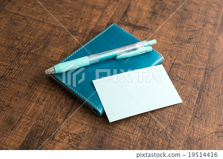 Business card and business card holder and pen 19514416