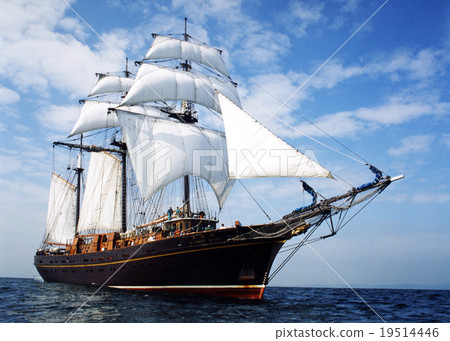 Bakumatode sailing ship Kanrin Maru (side) 19514446
