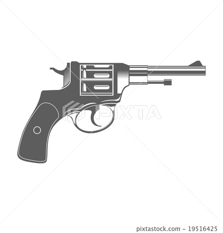Gun Isolated Design Elements Vector Illustration 19516425