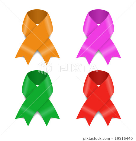 Set of Awareness ribbons, Vector Illustration 19516440
