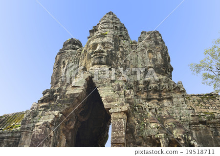 柬埔寨暹粒吳哥城遺址組南大門 19518711