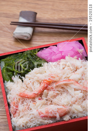 Seaweed box lunch for snow crab Seaweed box lunch for snow crab 19520318