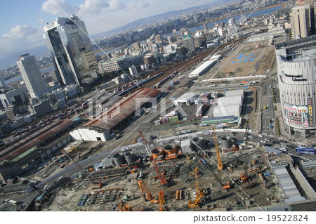 大阪站城市建設用地第9部分。建築施工 19522824