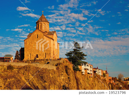 Thabori monastery on a hill in Tbilisi Thabori monastery on a hill in Tbilisi 19523796