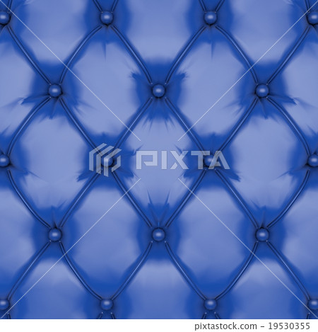 Blue Leather Upholstery Background 19530355