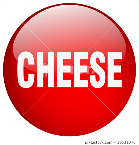 cheese red round gel isolated push button cheese red round gel isolated push button 19531376
