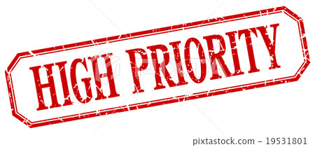 high priority square red grunge isolated label high priority square red grunge isolated label 19531801