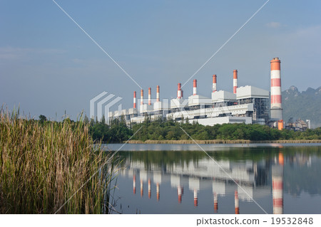 Production line in thermal power plant. 19532848
