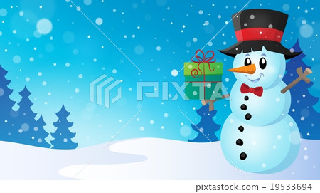 Christmas snowman theme image 7 Christmas snowman theme image 7 19533694