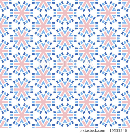pink blue hexagonal flower pink blue hexagonal flower 19535246