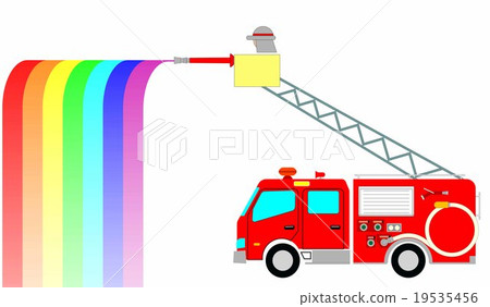 Fire truck first-type water discharge 19535456