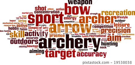 Archery word cloud Archery word cloud 19538038