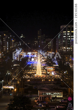 白色照明(從電視塔夜景查看) 白色照明(從電視塔夜景查看) 19538166