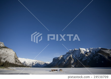 Lake Minnewanka in Winter Lake Minnewanka in Winter 19538709