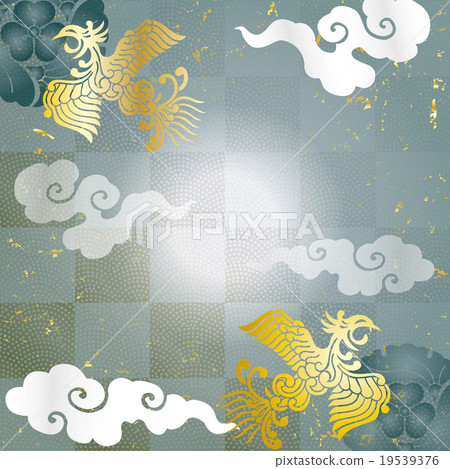 鳳凰日本圖案背景 19539376