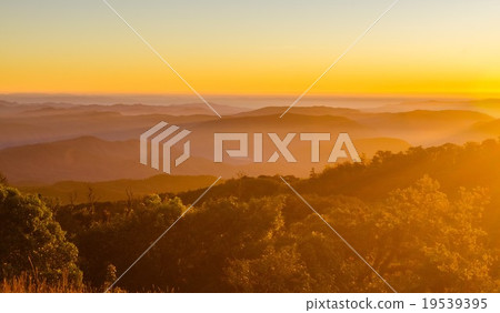 sunrise in the mountains landscape sunrise in the mountains landscape 19539395