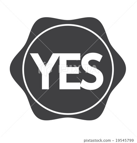 Yes button icon 19545799