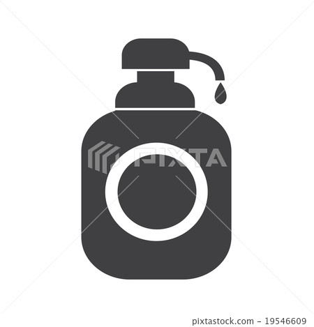 Shower Gel, Liquid Soap Dispenser Icon Shower Gel, Liquid Soap Dispenser Icon 19546609