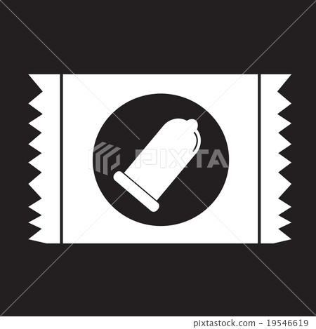 Condom Package icon protection sign Condom Package icon protection sign 19546619